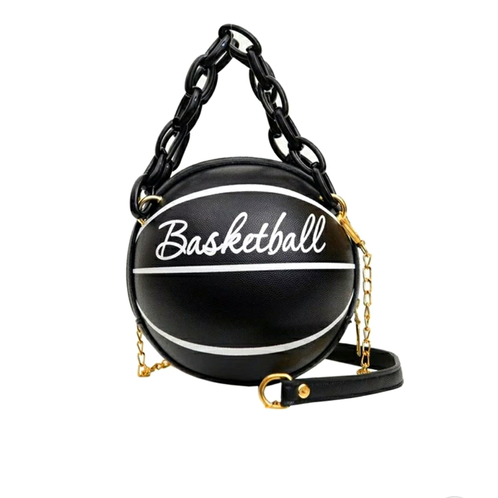 💋MINI BLACK BASKETBALL PURSE